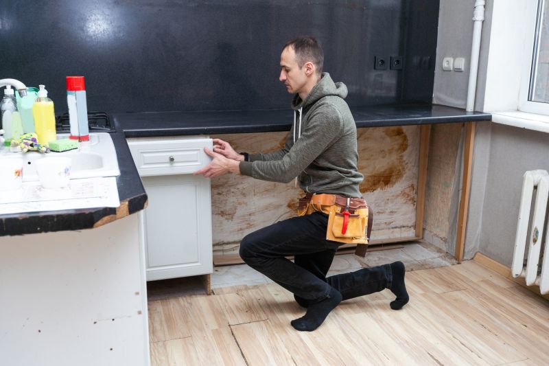 Bathroom Cabinet Repair detail